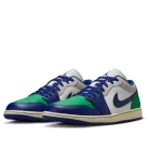 Jordan 1 Low Rare Air nízke streetové tenisky — produktová fotografia na bielom pozadí, bočný pohľad