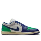 Jordan 1 Low Rare Air nízke streetové tenisky — produktová fotografia na bielom pozadí, bočný pohľad