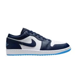   Jordan 1 Low Midnight Navy University Blue pánske nízke mestské tenisky tmavomodré