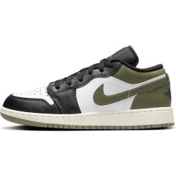 Air Jordan 1 Low 'Black Toe Medium Olive'