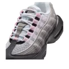 Nike Air Max 95 Pink Foam detské nízke streetové tenisky ružové — produktová fotografia na bielom pozadí, bočný pohľad