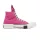 Converse TURBODRK Laceless Chuck Taylor All Star 70 Hi Rick Owens DRKSHDW Cactus Flower Pink vysoké streetové tenisky ružové — produktová fotografia na bielom