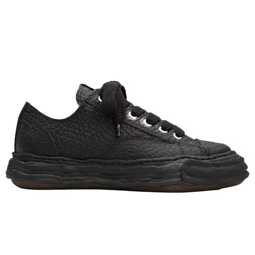 Maison Mihara Yasuhiro Peterson 23 OG Sole Monster Leather Low Triple Black pánske nízke mestské tenisky čierne