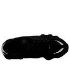 Nike Shox TL Black Max Orange dámske nízke streetové tenisky čierne-oranžové — produktová fotografia na bielom pozadí, bočný pohľad