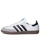 adidas Samba OG Cloud White Core Black nízke streetové tenisky biele-čierne — produktová fotografia na bielom pozadí, bočný pohľad