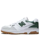 New Balance 550 White Nori nízke streetové tenisky biele — produktová fotografia na bielom pozadí, bočný pohľad