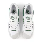 New Balance 550 White Nori nízke streetové tenisky biele — produktová fotografia na bielom pozadí, bočný pohľad
