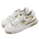 New Balance 550 White Incense dámske nízke streetové tenisky biele — produktová fotografia na bielom pozadí, bočný pohľad