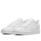 Nike Court Borough 2 White detské nízke streetové tenisky biele — produktová fotografia na bielom pozadí, bočný pohľad