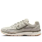 Nike P-6000 Light Bone Medium Olive Gum (W) nízke streetové tenisky béžové-olivové — produktová fotografia na bielom pozadí, bočný pohľad