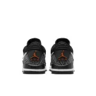 Jordan Legacy 312 Low Black White Safety Orange detské nízke streetové tenisky čierne-biele — produktová fotografia na bielom pozadí, bočný pohľad