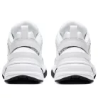 Nike M2K Tekno White Metallic Silver Black dámske nízke streetové tenisky strieborné-biele — produktová fotografia na bielom pozadí, bočný pohľad