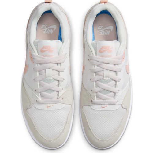 Nike SB Alleyoop 'Summit White' Alacsony Szárú Gördeszkás Cipő Fehér – Dupla Sűrűségű Talp Zoom Air