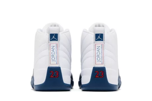 Jordan 12 Retro French Blue (2025) pánske vysoké basketbalové topánky biele modré