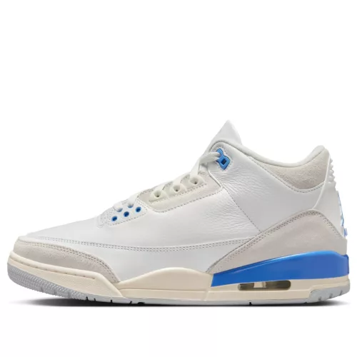 Jordan 3 Retro Lucky Shorts šortky — produktová fotografia na bielom pozadí, bočný pohľad
