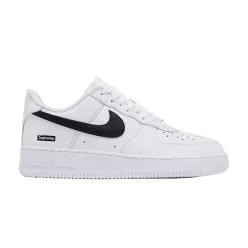   Supreme x Nike Air Force 1 Low 'Box Logo - White Black' pánske nízke mestské tenisky biele čierne