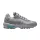 Nike Air Max 95 Retro Logo Grey Aqua nízke streetové tenisky sivé — produktová fotografia na bielom pozadí, bočný pohľad