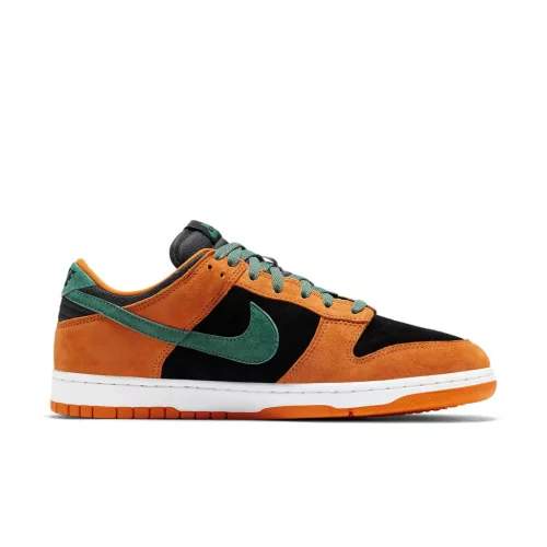 Nike Dunk Low Ceramic nízke streetové tenisky — produktová fotografia na bielom pozadí, bočný pohľad