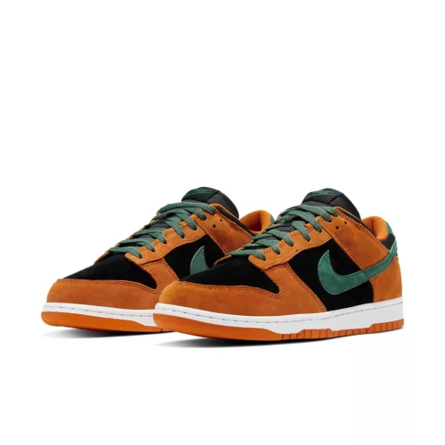 Nike Dunk Low Ceramic nízke streetové tenisky — produktová fotografia na bielom pozadí, bočný pohľad