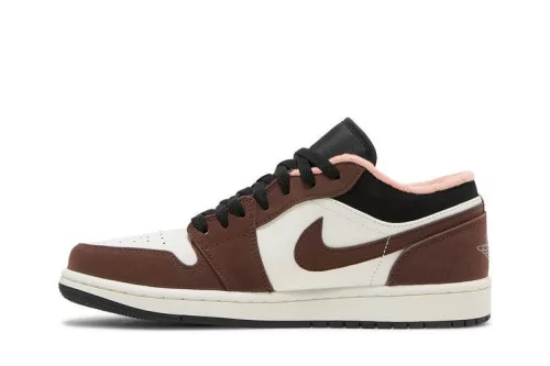 Jordan 1 Low Mocha pánske nízke mestské tenisky hnedé