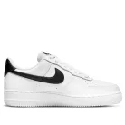 Nike Air Force 1 Low White Black dámske nízke streetové tenisky biele-čierne — produktová fotografia na bielom pozadí, bočný pohľad