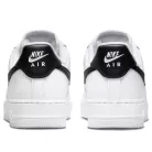 Nike Air Force 1 Low White Black dámske nízke streetové tenisky biele-čierne — produktová fotografia na bielom pozadí, bočný pohľad