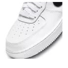 Nike Air Force 1 Low White Black dámske nízke streetové tenisky biele-čierne — produktová fotografia na bielom pozadí, bočný pohľad