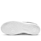 Nike Air Force 1 Low White Black dámske nízke streetové tenisky biele-čierne — produktová fotografia na bielom pozadí, bočný pohľad