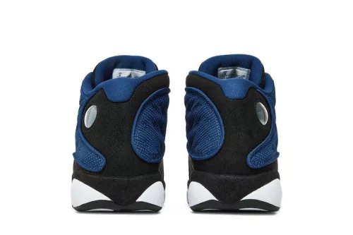 Air Jordan 13 Retro Navy pánske vysoké basketbalové topánky tmavomodré