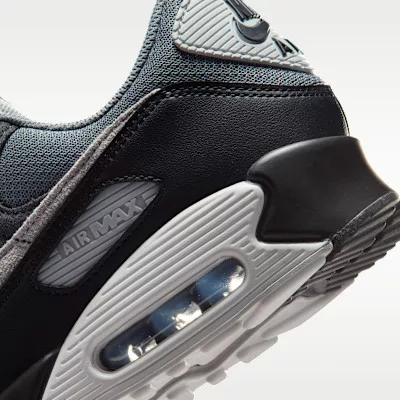 Nike Air Max 90 Smoke Grey Black Photon Dust pánske nízke mestské tenisky sivé