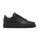 Nike Air Force 1 Low '07 Fresh Black Anthracite nízke streetové tenisky čierne-tmavosivé — produktová fotografia na bielom pozadí, bočný pohľad