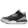 Jordan 3 Retro Black Cement (2024) detské nízke streetové tenisky čierne — produktová fotografia na bielom pozadí, bočný pohľad