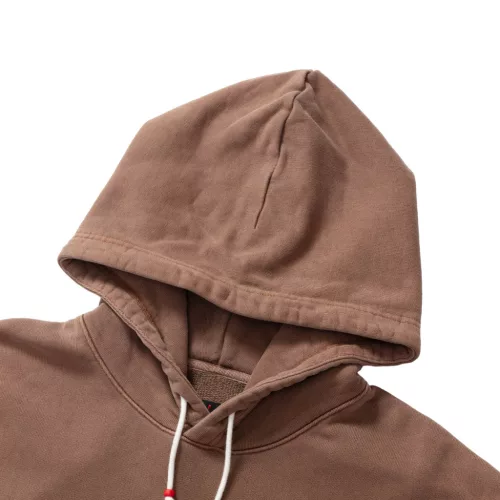 Travis Scott x Jordan Flight Graphic Hoodie Archaeo Brown mikina s kapucňou hnedá — produktová fotografia na bielom pozadí, bočný pohľad