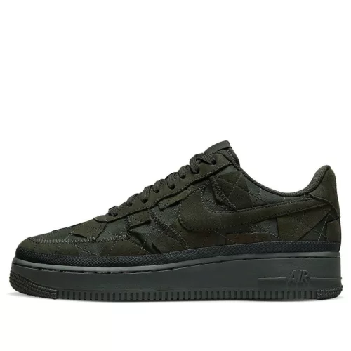 Nike Air Force 1 Low SP Billie Eilish Sequoia nízke streetové tenisky — produktová fotografia na bielom pozadí, bočný pohľad