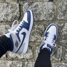 Jordan 1 Mid ' White Midnight Navy'
