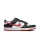 Nike Dunk Low Retro Dragon Red nízke streetové tenisky čierne-červené — produktová fotografia na bielom pozadí, bočný pohľad