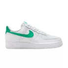 Nike Air Force 1 '07 Next Nature White Stadium Green dámske nízke streetové tenisky biele-zelené — produktová fotografia na bielom pozadí, bočný pohľad