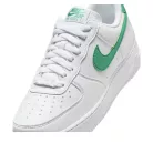Nike Air Force 1 '07 Next Nature White Stadium Green dámske nízke streetové tenisky biele-zelené — produktová fotografia na bielom pozadí, bočný pohľad