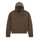 Jordan x Travis Scott Pullover Hoodie Palomino mikina s kapucňou hnedá — produktová fotografia na bielom pozadí, bočný pohľad