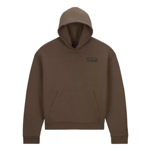Jordan x Travis Scott Pullover Hoodie Palomino mikina s kapucňou hnedá — produktová fotografia na bielom pozadí, bočný pohľad