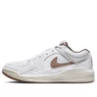 Jordan Stadium 90 White Legend Light Brown dámske nízke streetové tenisky biele-hnedé — produktová fotografia na bielom pozadí, bočný pohľad