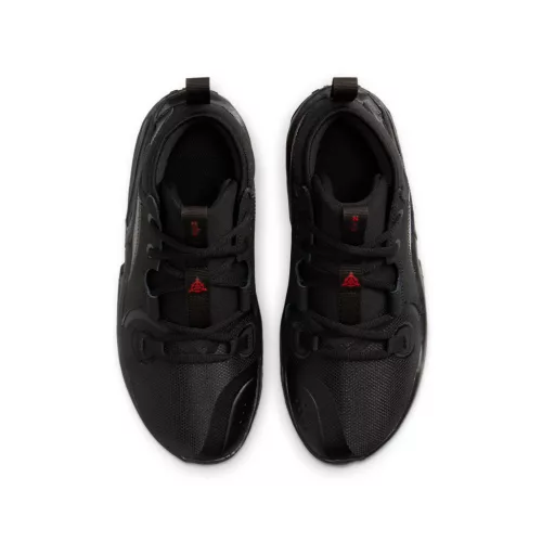 Nike Air Zoom Crossover 2 GS 'Black Anthracite' nízke streetové tenisky čierne-tmavosivé — produktová fotografia na bielom pozadí, bočný pohľad