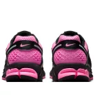 Nike Zoom Vomero 5 Pink Spell Black dámske nízke bežecké tenisky ružové-čierne — produktová fotografia na bielom pozadí, bočný pohľad