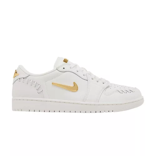 Jordan 1 Low Method of Make Sail Metallic Gold (Women's) dámske nízke mestské tenisky krémová