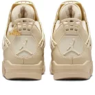 Jordan 4 Retro Net Rattan dámske nízke streetové tenisky — produktová fotografia na bielom pozadí, bočný pohľad