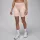 Jordan Sport High-Waisted 7" Bike Shorts Particle Beige/White dámske šortky béžové-biele — produktová fotografia na bielom pozadí, bočný pohľad