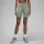Jordan Sport High-Waisted 7" Bike Shorts Jade Smoke/White dámske šortky biele — produktová fotografia na bielom pozadí, bočný pohľad