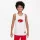 Nike Culture of Basketball Older Kids' Reversible Jersey White/University Red/University Red dres biely-červený — produktová fotografia na bielom pozadí, bočný
