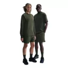 NOCTA Cardinal Fleece Shorts Cargo Khaki/Team Red šortky khaki-červené — produktová fotografia na bielom pozadí, bočný pohľad