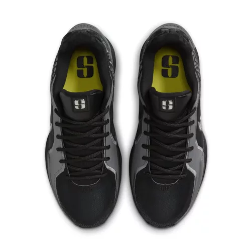 Nike Sabrina 2 Mirrored dámske nízke basketbalové tenisky — produktová fotografia na bielom pozadí, bočný pohľad